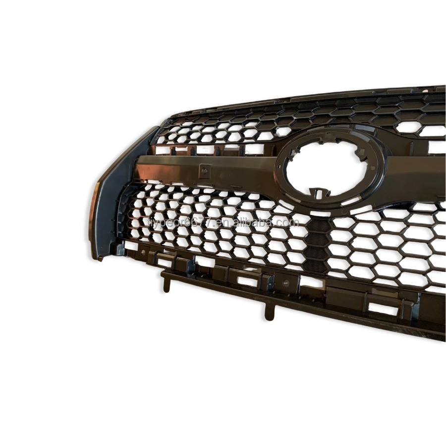 product tiypeor front bumper grille assembly for 2009   2012 toyota rav4 limited black abs grill bumper holder bracket-6