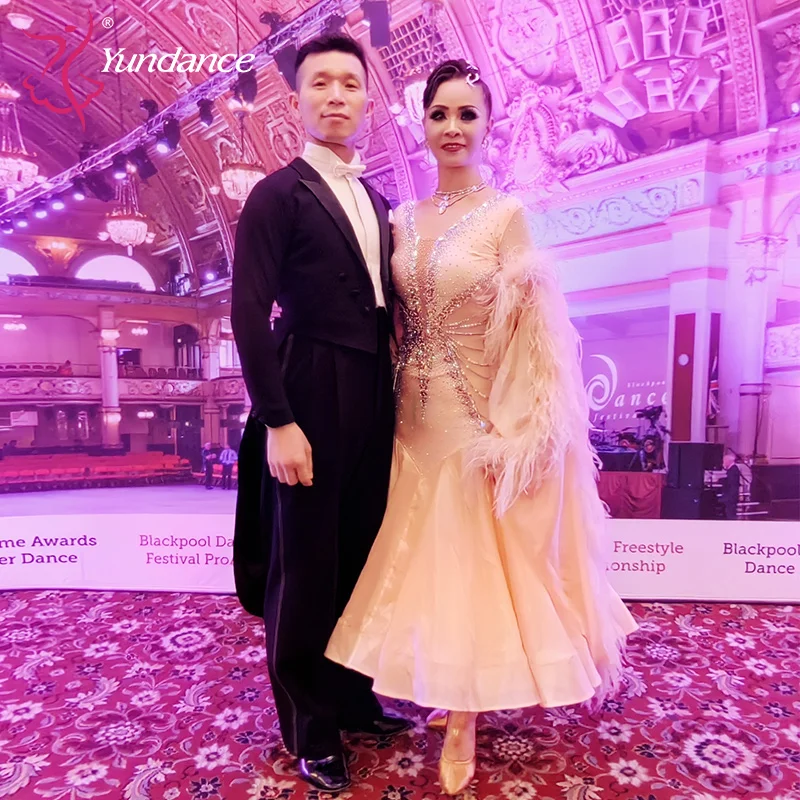 Vestito Da Ballo Latino Con Paillettes E Frange - Senza Maniche - Per Salsa, Tango, Cha Cha - Con Pantaloni - Foto 11