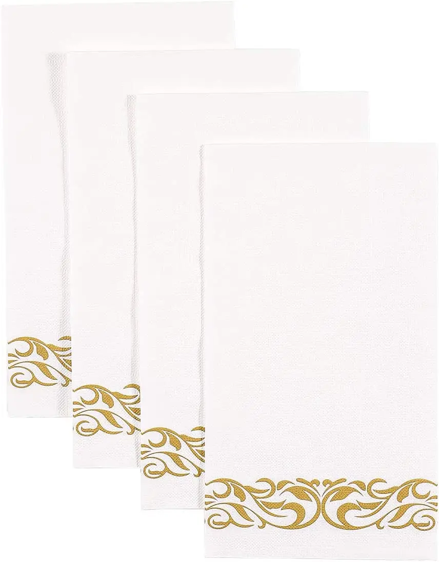 Hot Luxury Sale White Guest Napkin Paper Napkin Pure Customized With ...
