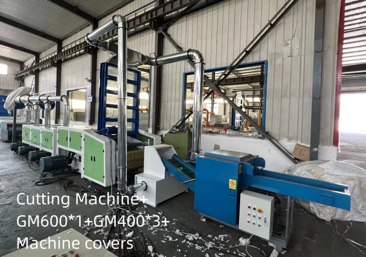 Textile Waste Shredder Machine