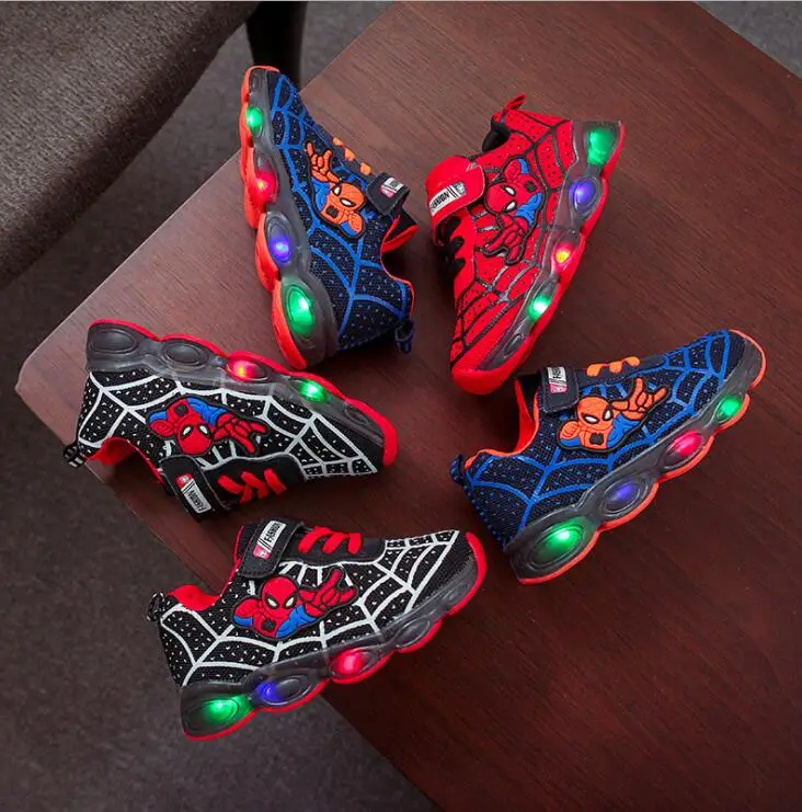 spider man led shoes