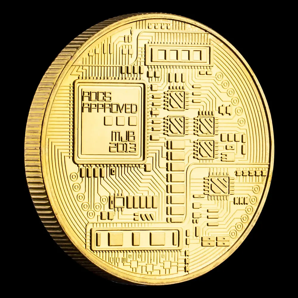 Hot Sale Monero Physical Coin Gold Plated 3D Metal Commemorative Souvenir  Coin for Fans or Collection