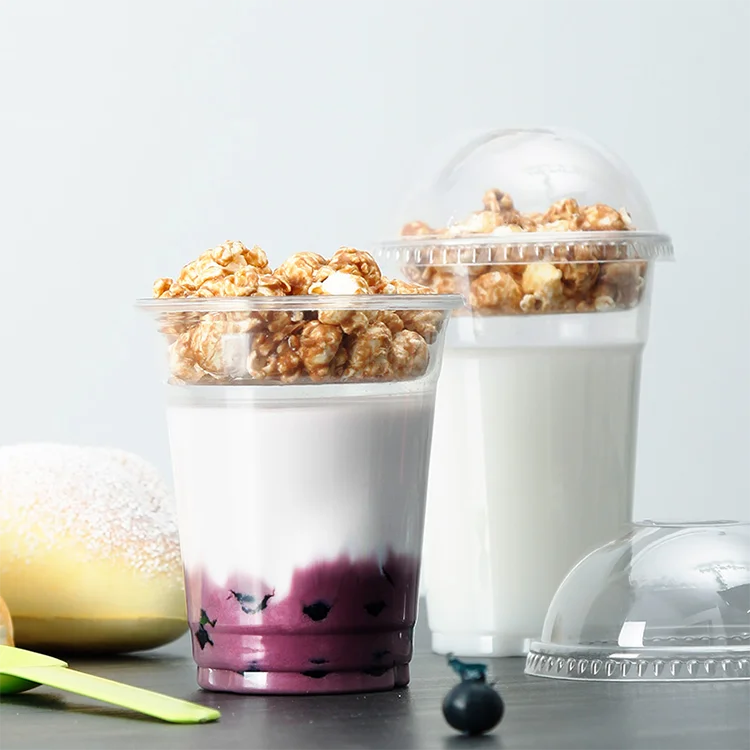 
 Купольные латте-чашки на вынос, 20 унций, 90 мм, переработанные пластиковые бархатные одноразовые молочные шейкеры для льда и кофе, прозрачные чашки  
