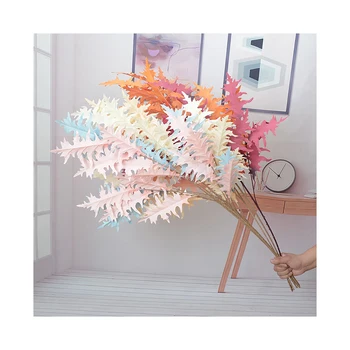 Simulation flower Chinese living room Lobby hotel decoration flower wedding wedding landing flower coral leaf