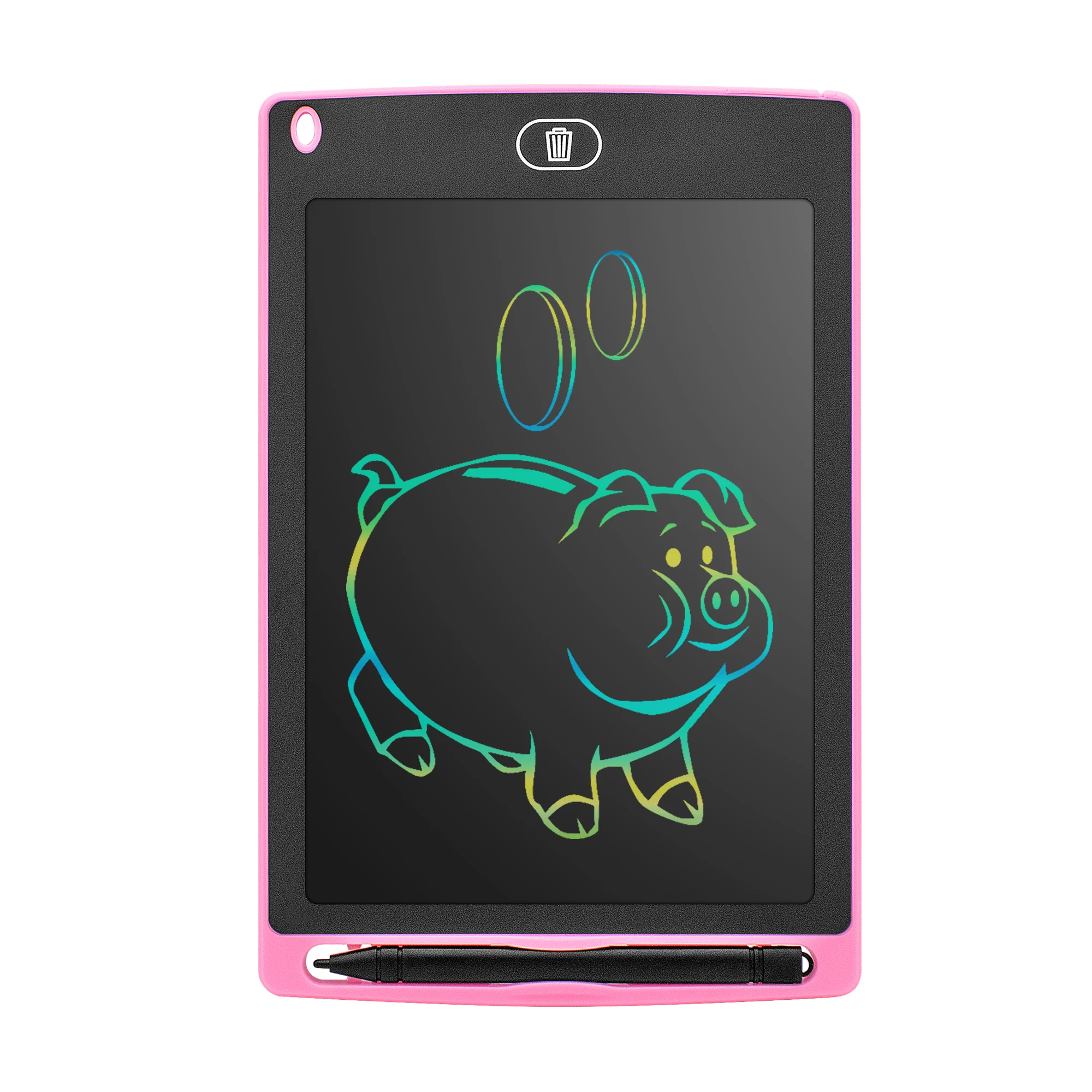 Электронный ЖК-дисплей письменная доска для рисования pad дети множество различных цветовых сообщение графика 8,5 дюймов ЖК-доска для записей