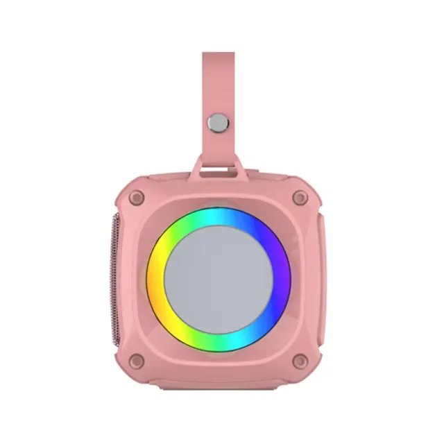 Factory Custom 2023 HIFI Subwoofer RGB Atmosphere Light Outdoor USB TF Card AUX Portable Bluetooth Speaker