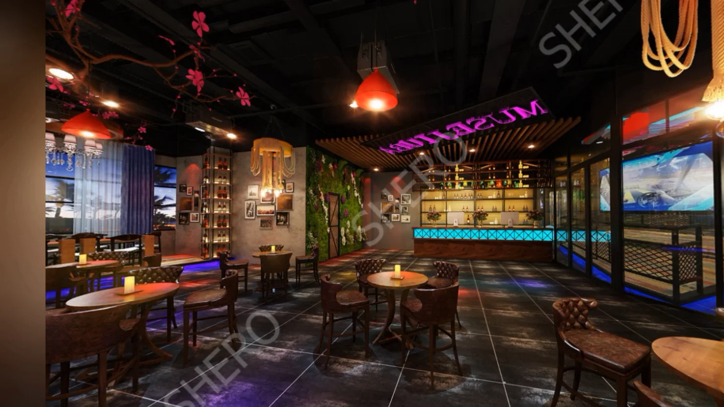 Luxury Fashionable Strip Club Furniture Lounge Furniture Bar