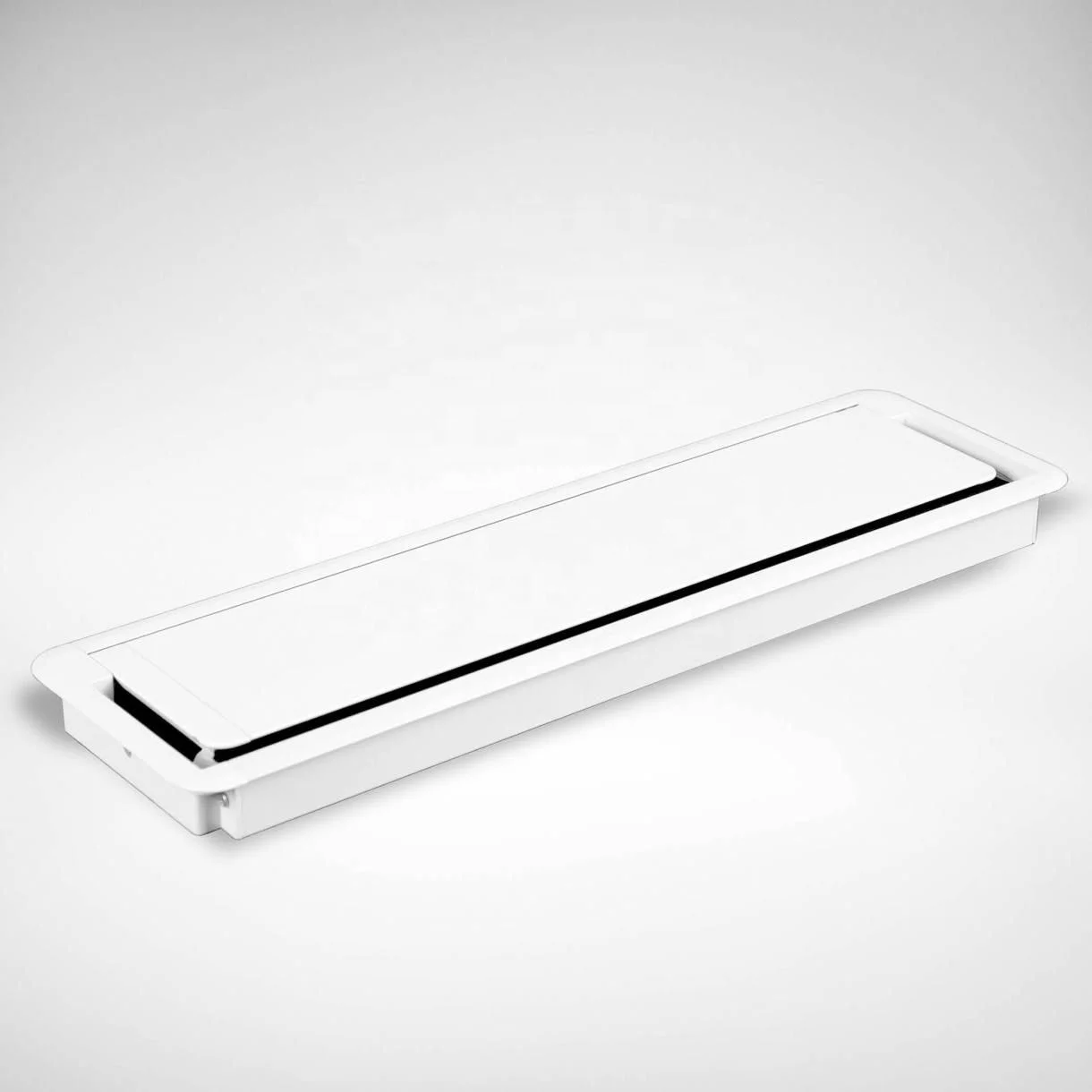 Office Furniture Desk Cable Grommet Management Flip Cover Wire Box