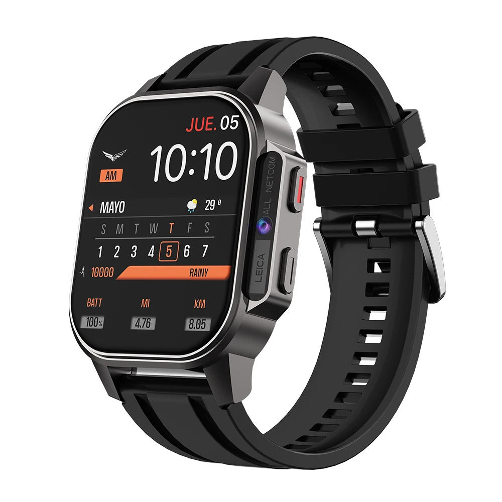 2025 B22 4G Sim Card Android Smartwatch AMOLED 900mAh Battery GPS  BT Call Video Call Relojes Smart Watch