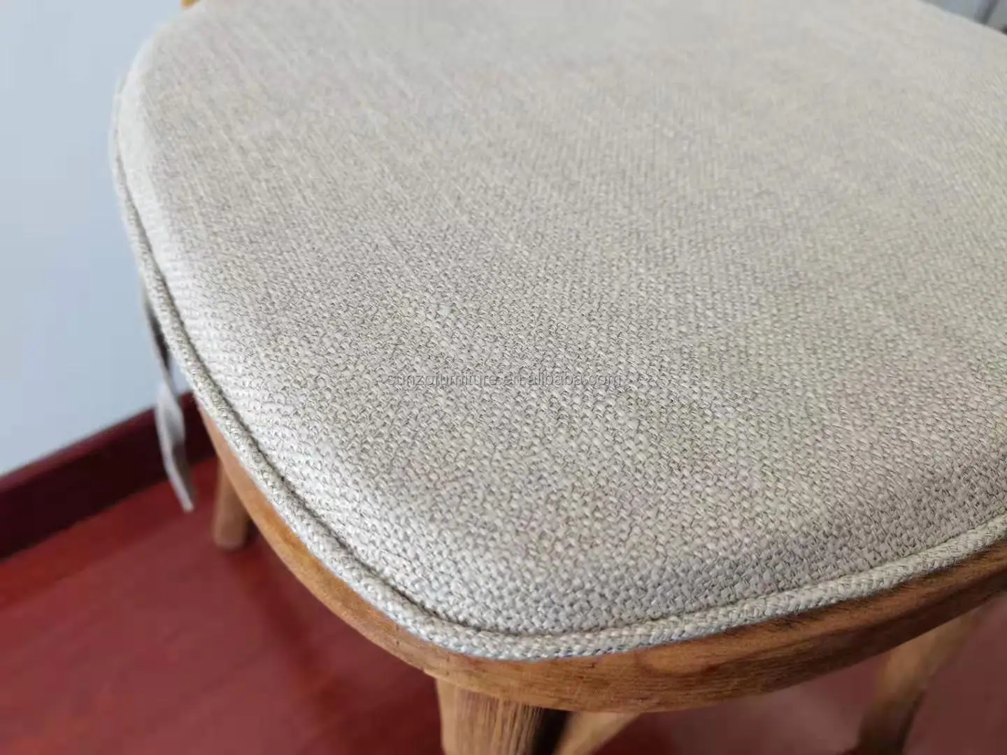 wood cross back chair