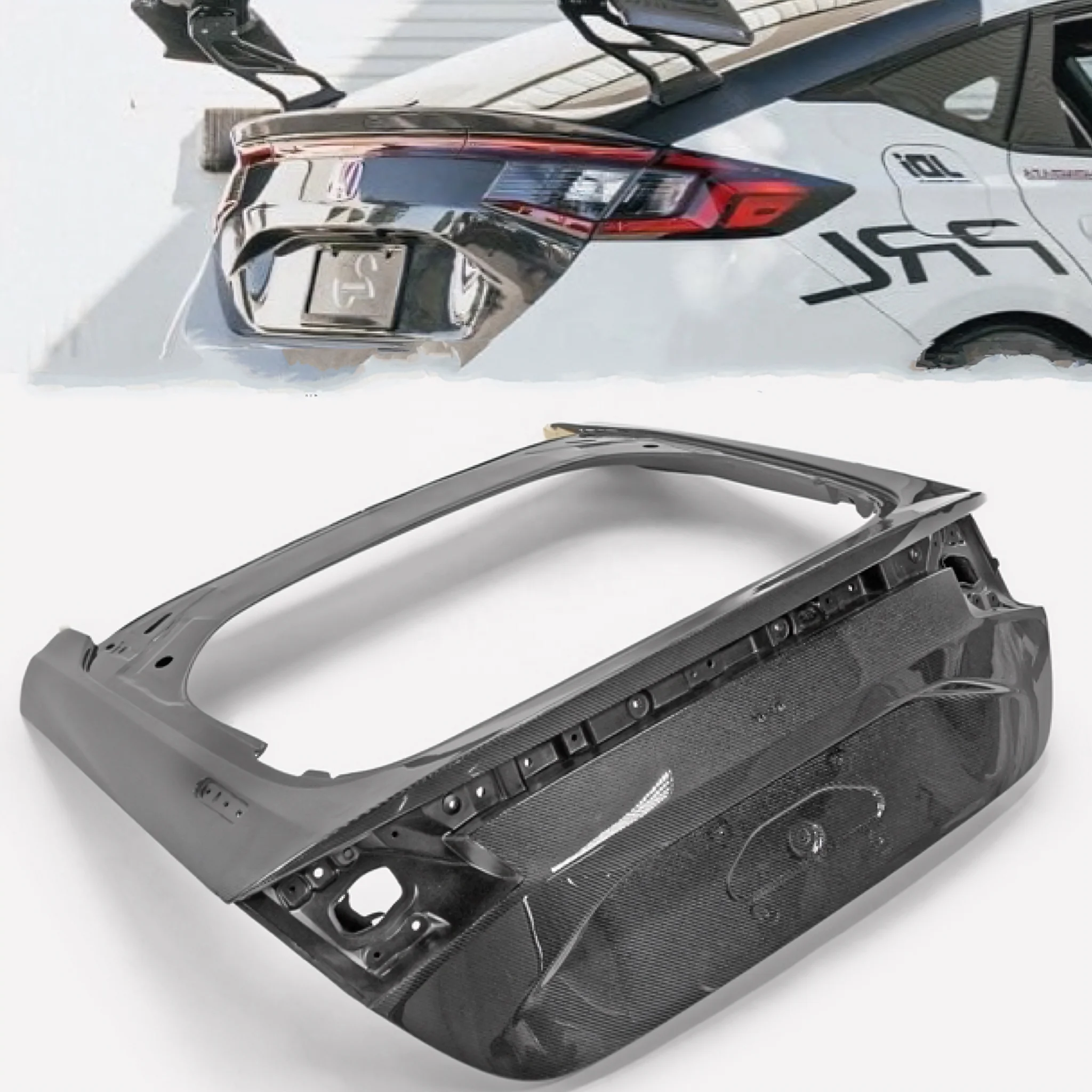 ホンダ リアトランク ホンダ シビック タイプR FL5 カーボンリアトランク 軽量 7kg
