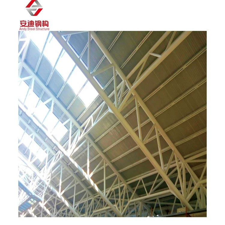 Steel Pipe Truss Stadium Roof Structure Steel Tube Truss Stadium Roof Prefabricated Steel Structure Stadium Building