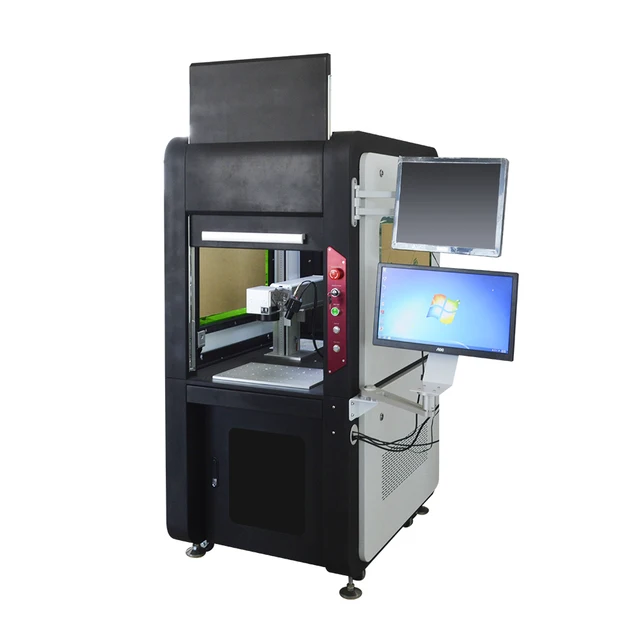 100w JCZ 3D EZCAD3 Relief Embossment Metal Fiber Laser Engraving Machine