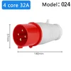 Plug 4 core 32A