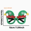 Gafas con gorro de Papá Noel verde