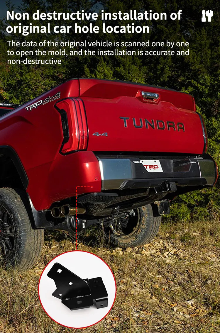 Customize Various Models Automobile Accessories Aluminum Trunk Electric Steps Running Board for TOYOTA Tundra Small Steps details
