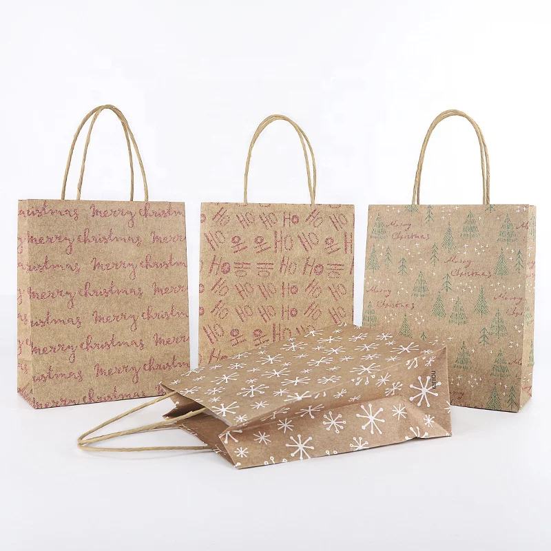 Download Custom Logo Christmas Gift Bags Wine Bottle Kraft Paper Bag Wrap Lot Wrapping Bulk Gifts Buy Flower Paper Bag Paper Bag Christmas Die Cut Paper Bag Product On Alibaba Com