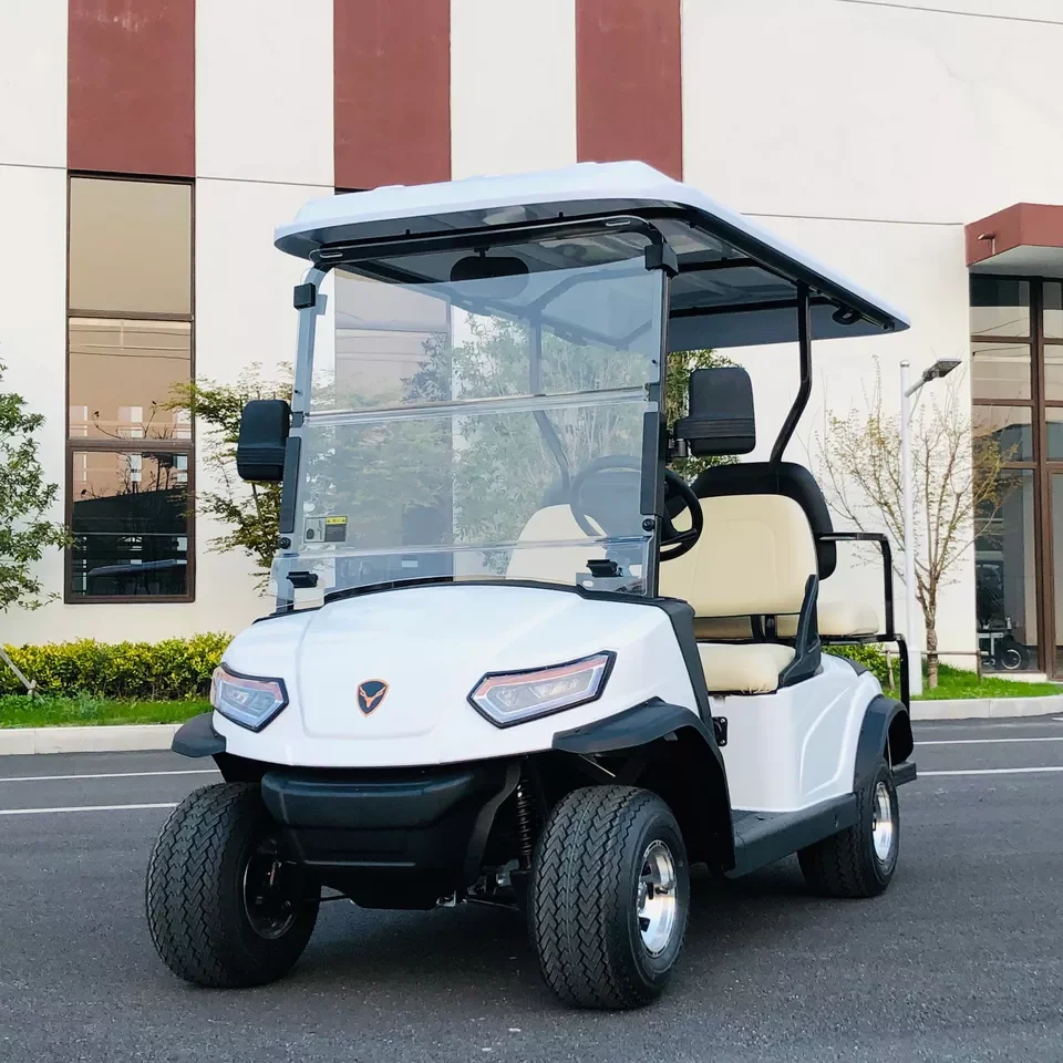 High Quality Leroad 4 Seat 2+2 Electric Golf Car With Lithium Battery