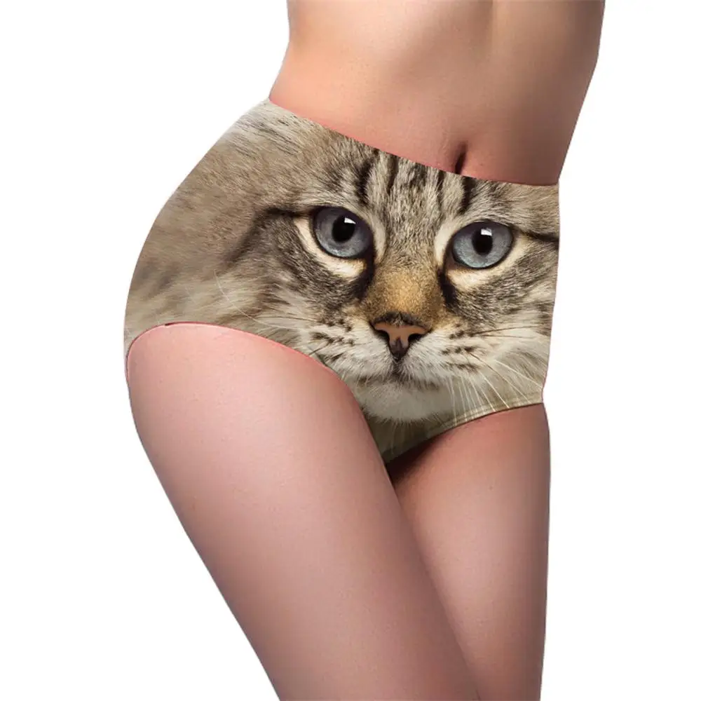 Women Sexy Panties 3d Cat Owl