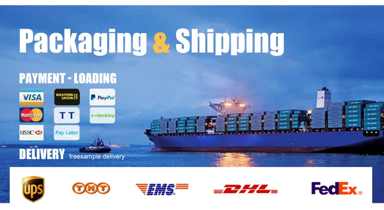 Packaging & shipping specifications