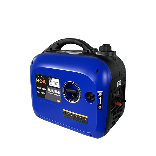 3000W 3KW 72v portable light  small electric DC Generator range extender H3000i-D 48V 24V 12V for battery charger