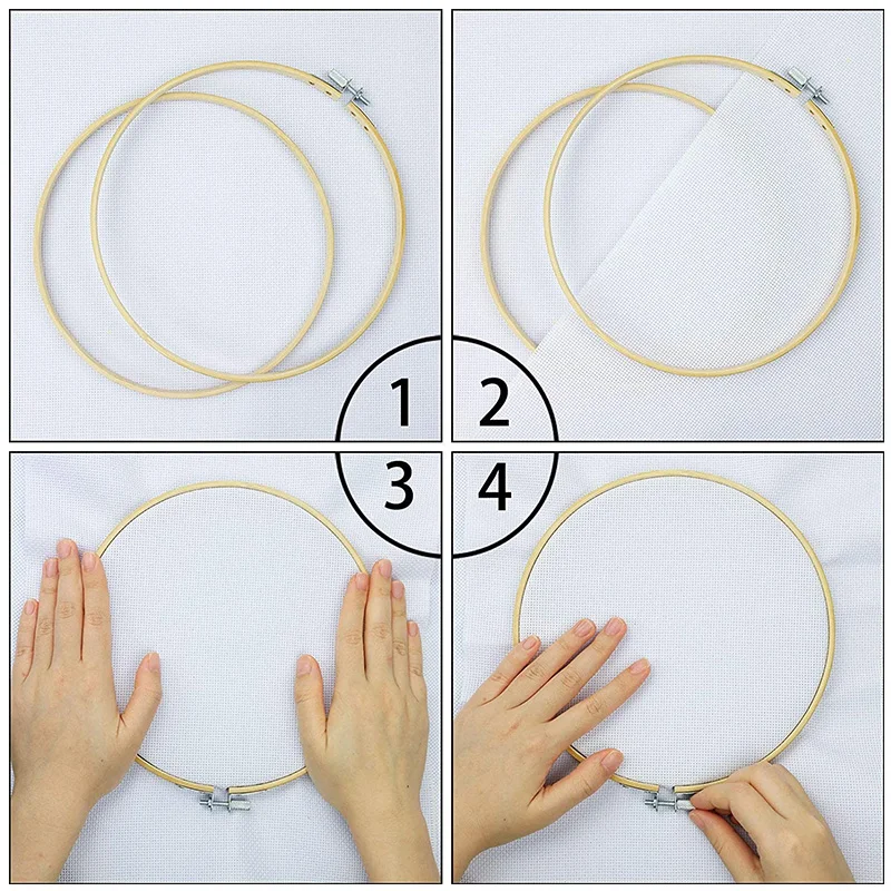 Кольцо для вышивки бамбуковое 5 штук от до 10 дюймов крестиком