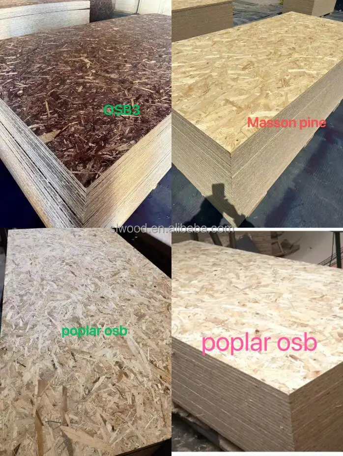 Poplar Osb/waterproof Osb Plywood/1220*2440mm Cheap Osb,High Quality ...