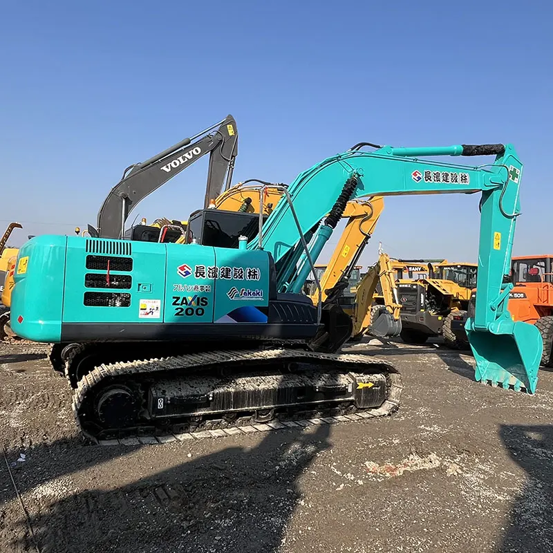 Working Well 20ton Hitachi Zx200-3 Crawler Excavator Used