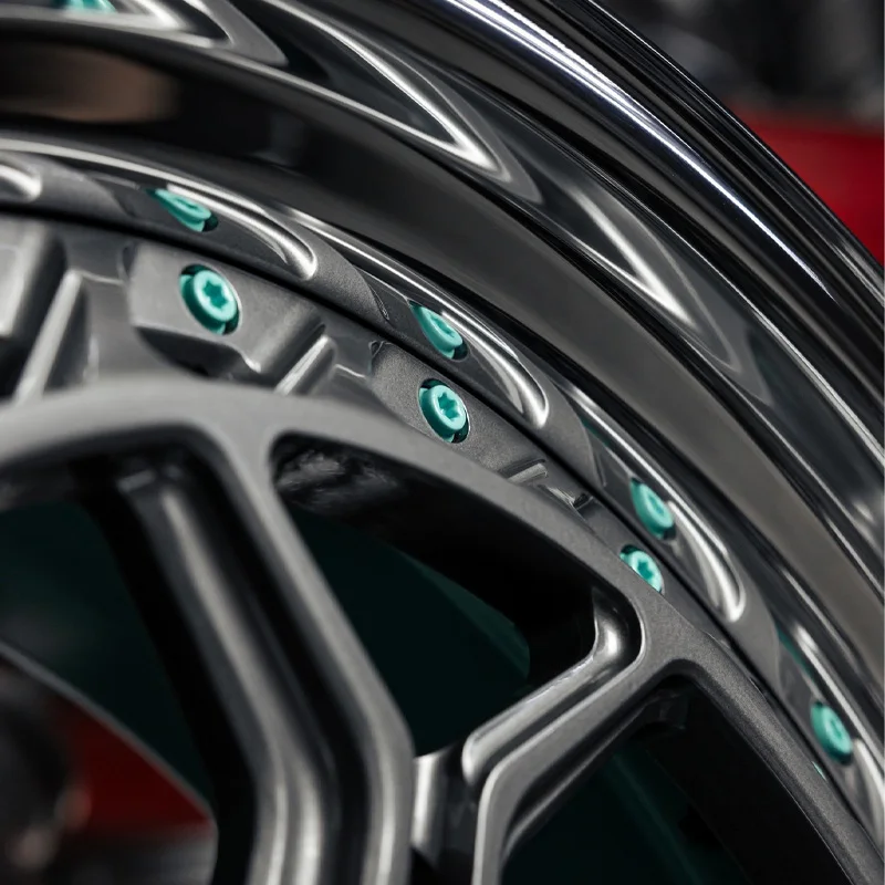 XINLAI Deep Concave 2-piece Forged Passenger Car Wheel 5x120 5x112 5x114.3 Beadlock Wheels 18 19 20 21 22 23 Inch Rims - Image 3