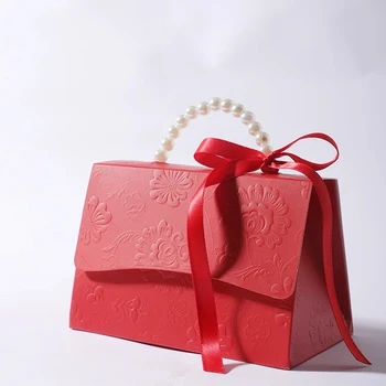 Paper Candy Gift Bag Packaging Box for Wedding Baby Shower Party Decoration Packaging