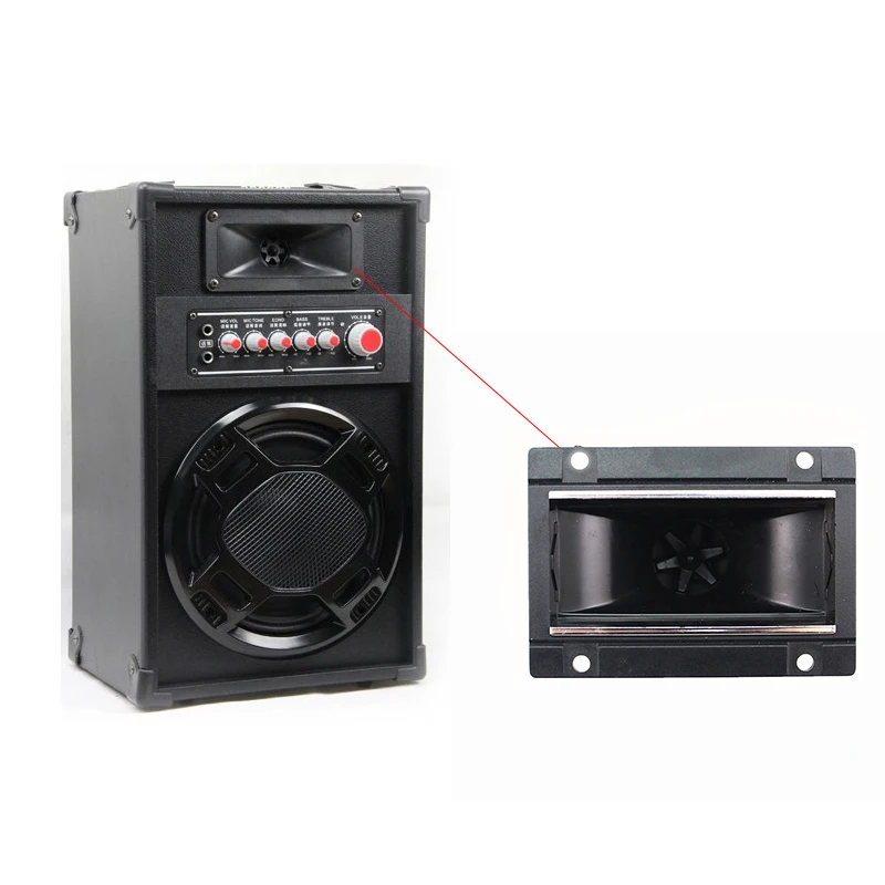 Piezoelectric Tweeter Audio Speaker Piezo Loudspeaker Tweeters Replacement Home Subwoofer Stage