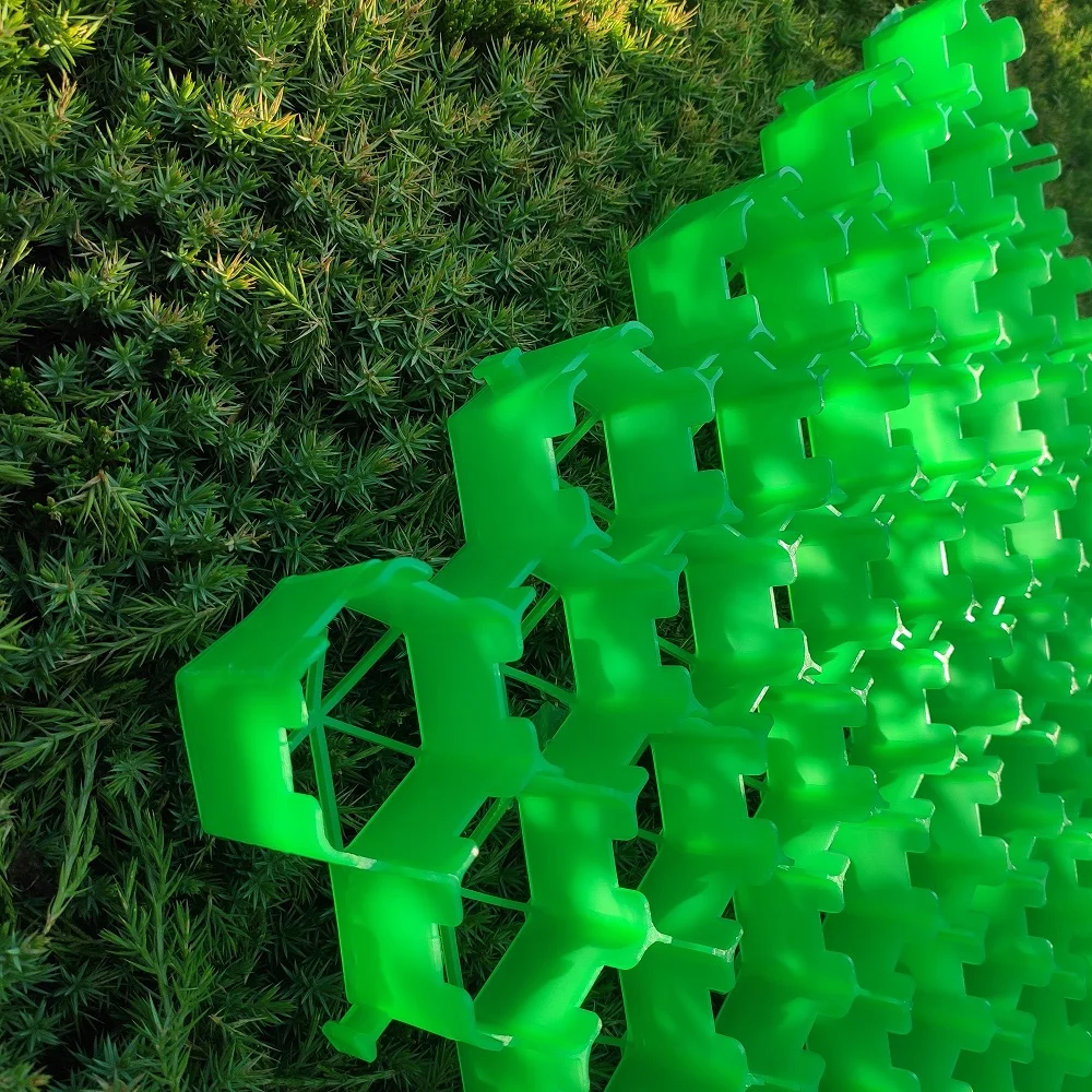 HDPE Permeable Plastic Park Grass Paving Gravel Grid Mat for Driveway Roll