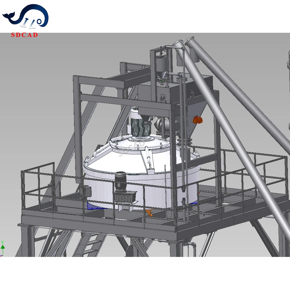 50L- 1250L Planetary Concrete Mixer Machine with Lift for Precast Concrete UHPC Refractory Ceramic Mixing