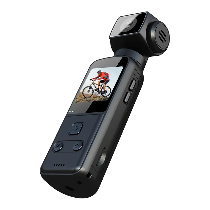 4K Body Camera Body Camera, Vlog/POV Camera With 270° Rotatable Lens