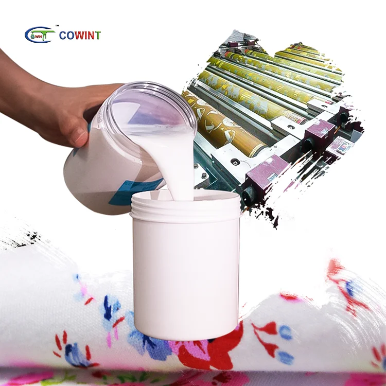 Cowint Screen Printing Eco Binder and Silkscreen Pigment Ink Acrylic Fabric Binder for Textile Printing