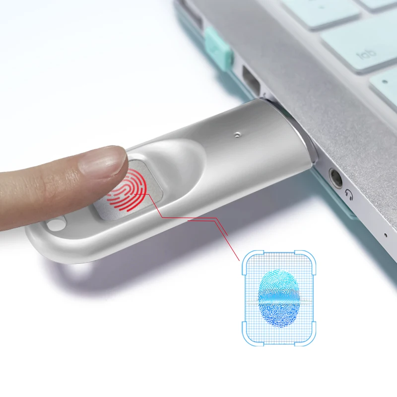 DM Fingerprint  USB Flash Drive Encryption With Customer logo Storage Device