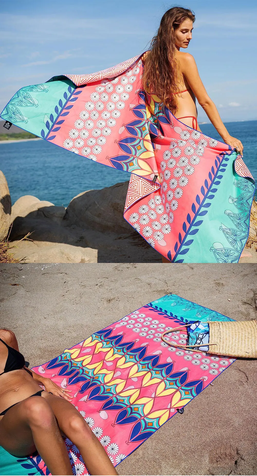 Personalized High Quality Print Super Large Rectangle Microfiber Custom