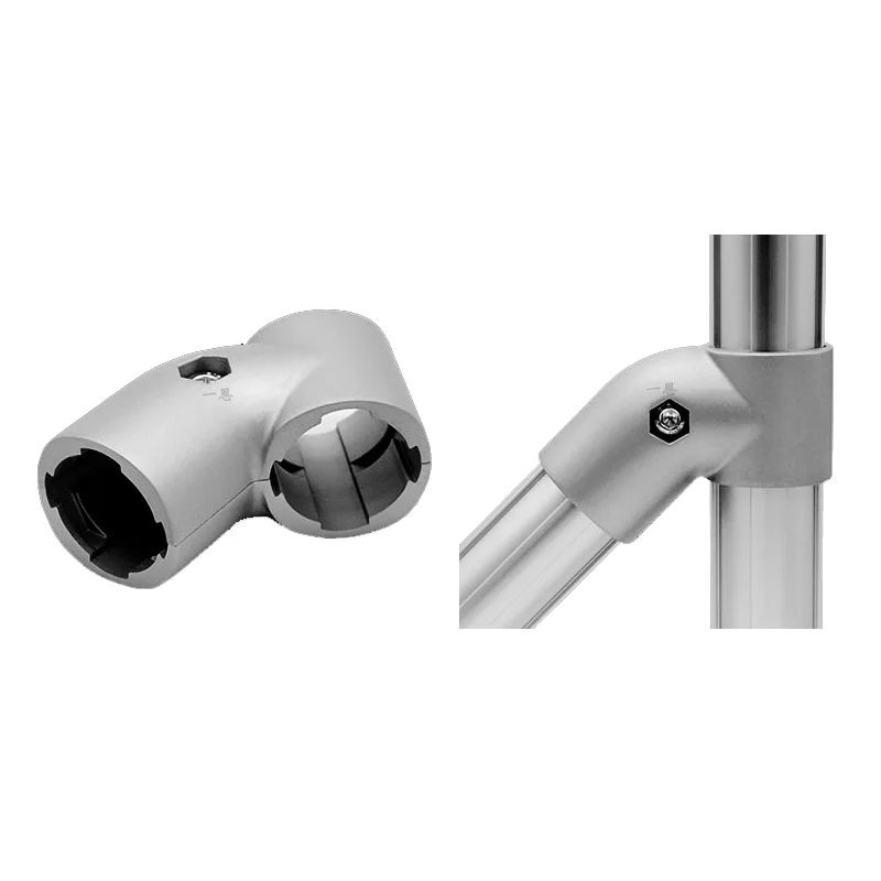 28 Series 45 Degree External Joint Third-generation Wire Rod Aluminum Alloy Lean Tube Connector Profile Work Trolley