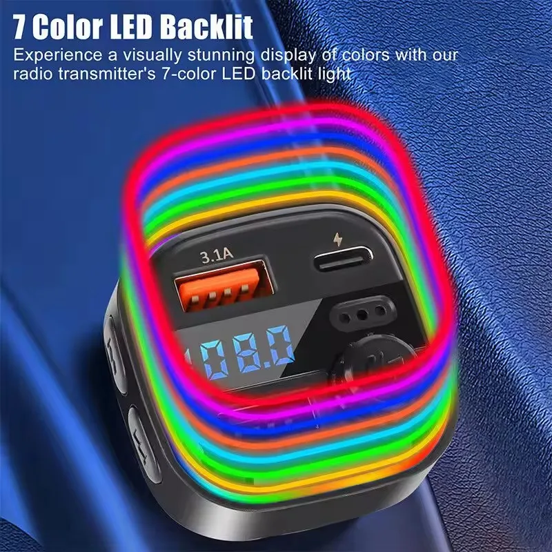 Soomfon Tft Color Large Screen Dual Usb Charger Wireless Handsfree Car Mp3 Player Car Fm Transmitter