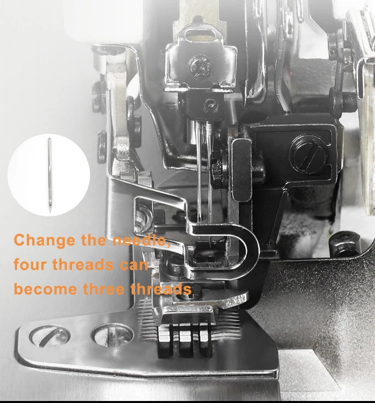 Jukky 747 Used Overlock Sewing Machine Industrial Machine A Coudre