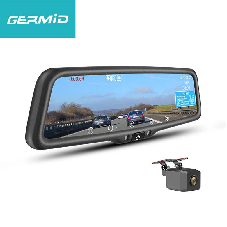 Small Car Roof Mount 4g Adas Mirror Monitor Touch Screen Sony Camera Dash Cam Fits For Ford Mustang Buy Car Roof Mount Monitor 30 Inch Flip Down Car Monitor Monitor 7inch Car Product