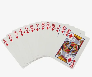 Wholesale cheap promotional personalized custom printing front and adult board games playing cards poker