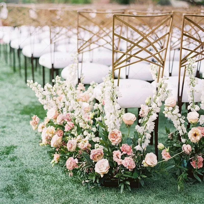 Cross Back Chiavari Chameleon Chair For Wedding Stackable Luxury Hotel Banquet Dining Chair For Wedding event