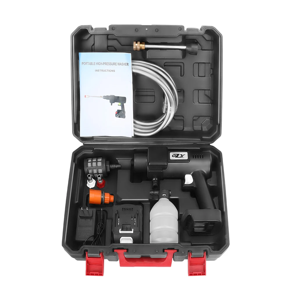 40 Bar Rechargeable Wash Pump 24v 48v Mobile Handheld Cordless Car