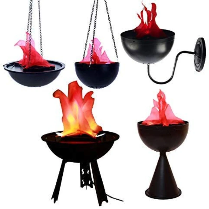 3D-Feuerlampe Knstliche Seidenflammenlampe Bhneneffektlicht Realistisches  Lagerfeuer Wandmontierte Hngelampe Requisiten
