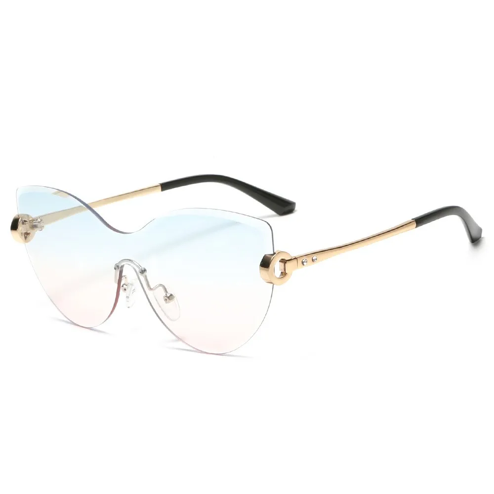 New Arrival Colorful Rimless Fashion Women Sunglasses 2023 Buy