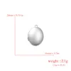 13 oval glossy