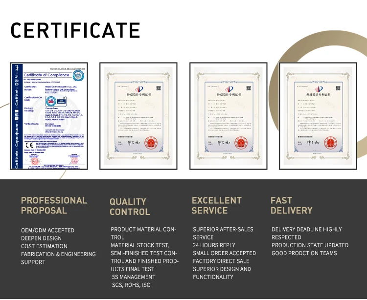 New Design Travel Trailers Vacation Waterproof Campers Motorhomes