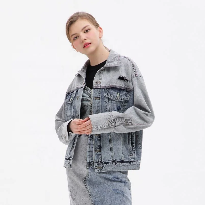 jaket denim oversize