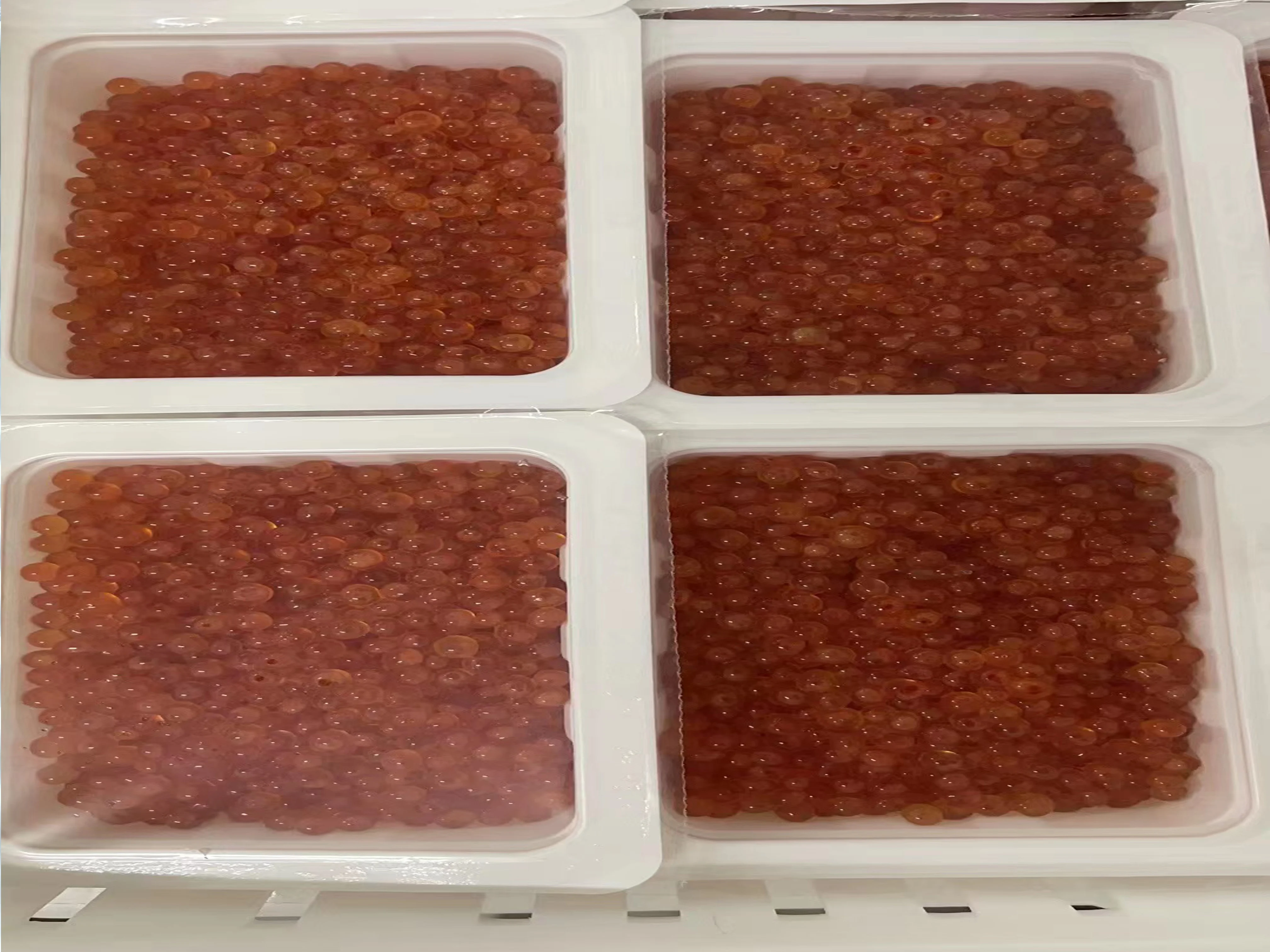 Frozen Mullet Roe Caviar Box Red Frozen Flying Fish Roe Frozen Seafood XIAMEN EAST OCEAN Foods CO., LTD. Salmon Caviar 1 Kg